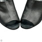 Sandals Luxury Designer By Chanel In Black & Silver, Size: 10