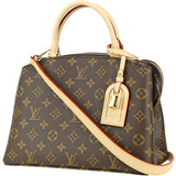Louis Vuitton Shoulder Bag Petit Palais PM Monogram Leather 2WAY