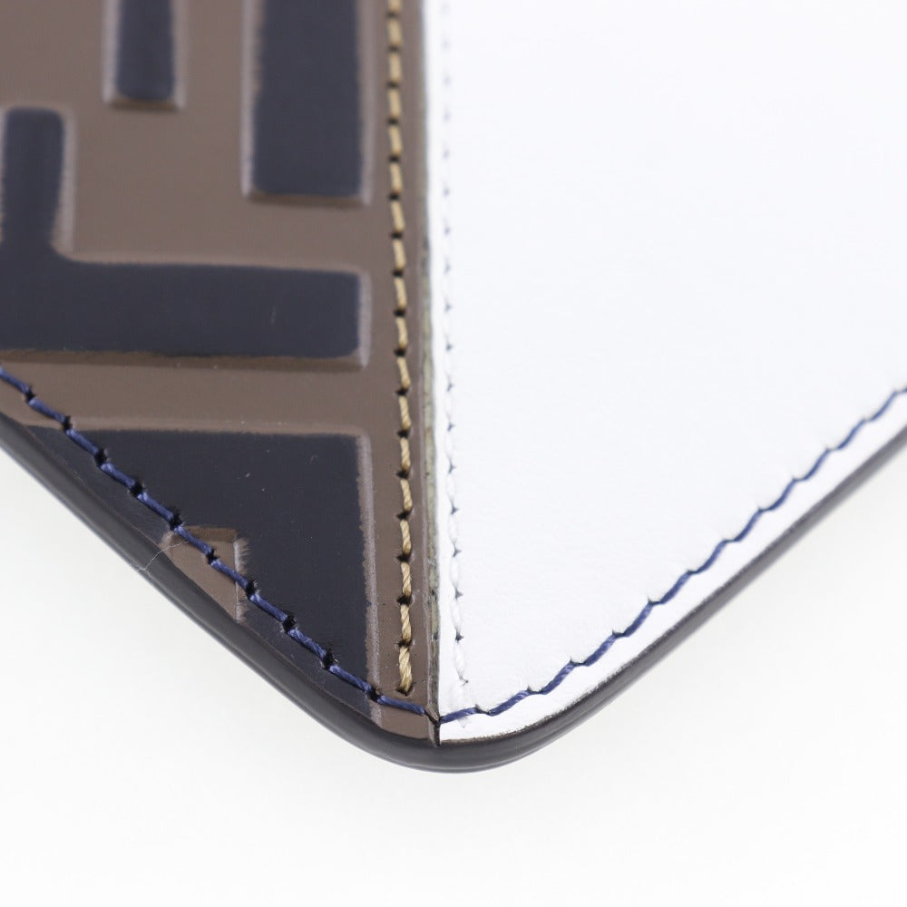 Fendi Fendi Mania  Leather Clutch Bag