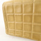 CHANEL Chocolate Bar Lamb Skin Chain Shoulder Bag Beige A15316