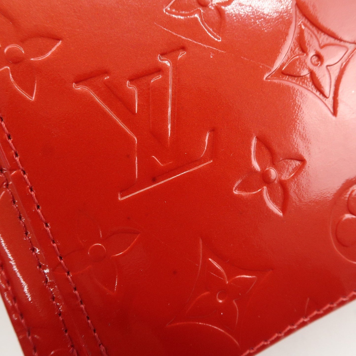 Louis Vuitton Monogram Vernis Motto Shoulder Bag Rouge M91137