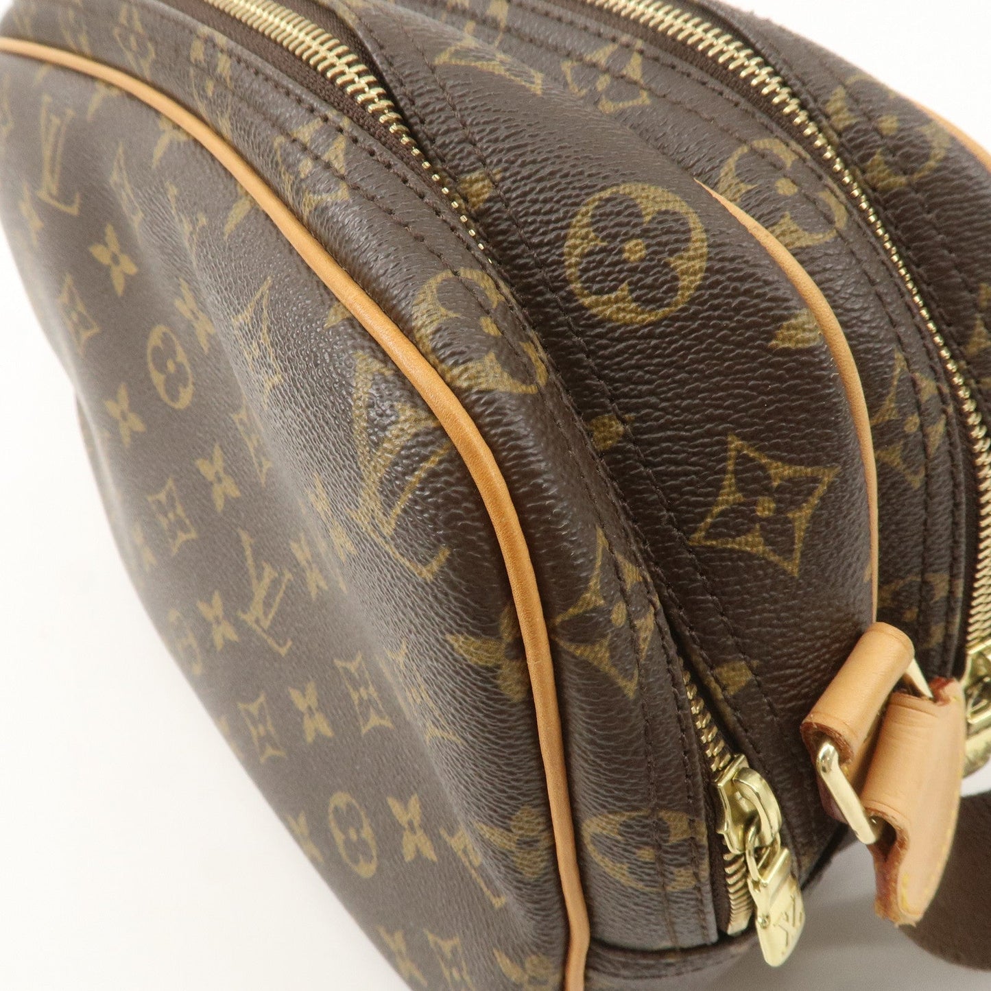 Louis Vuitton Monogram Reporter PM Shoulder Bag Brown M45254