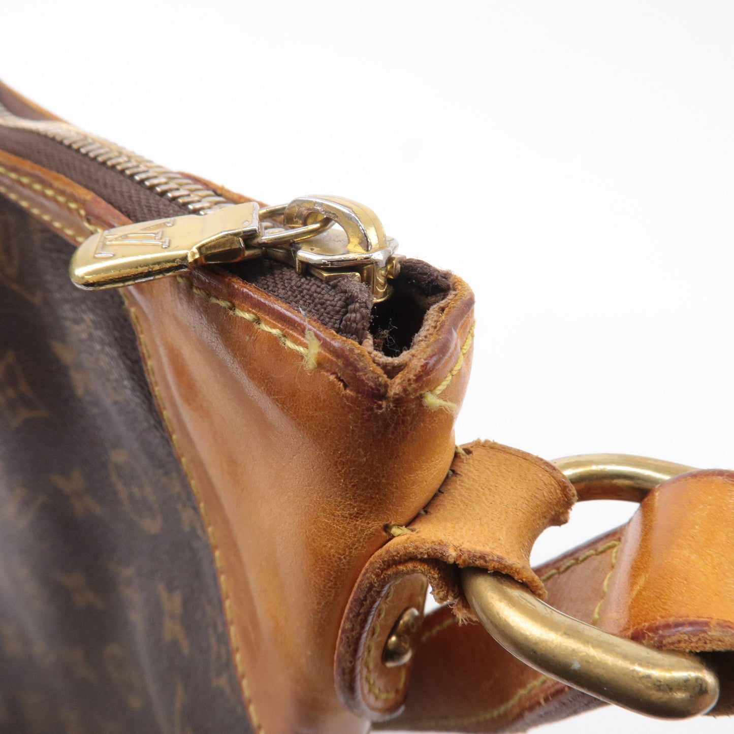 Louis Vuitton Monogram Odeon MM Shoulder Bag Brown M56389
