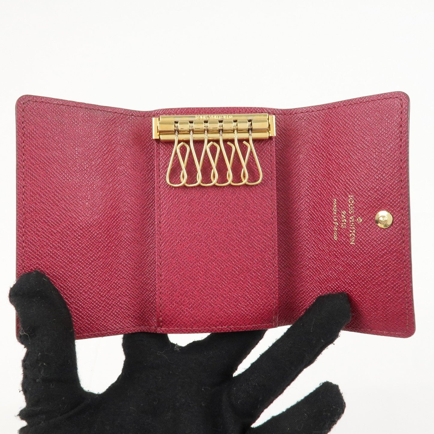 Louis Vuitton Monogram Multicles 6 Key Case Fuchsia M62630