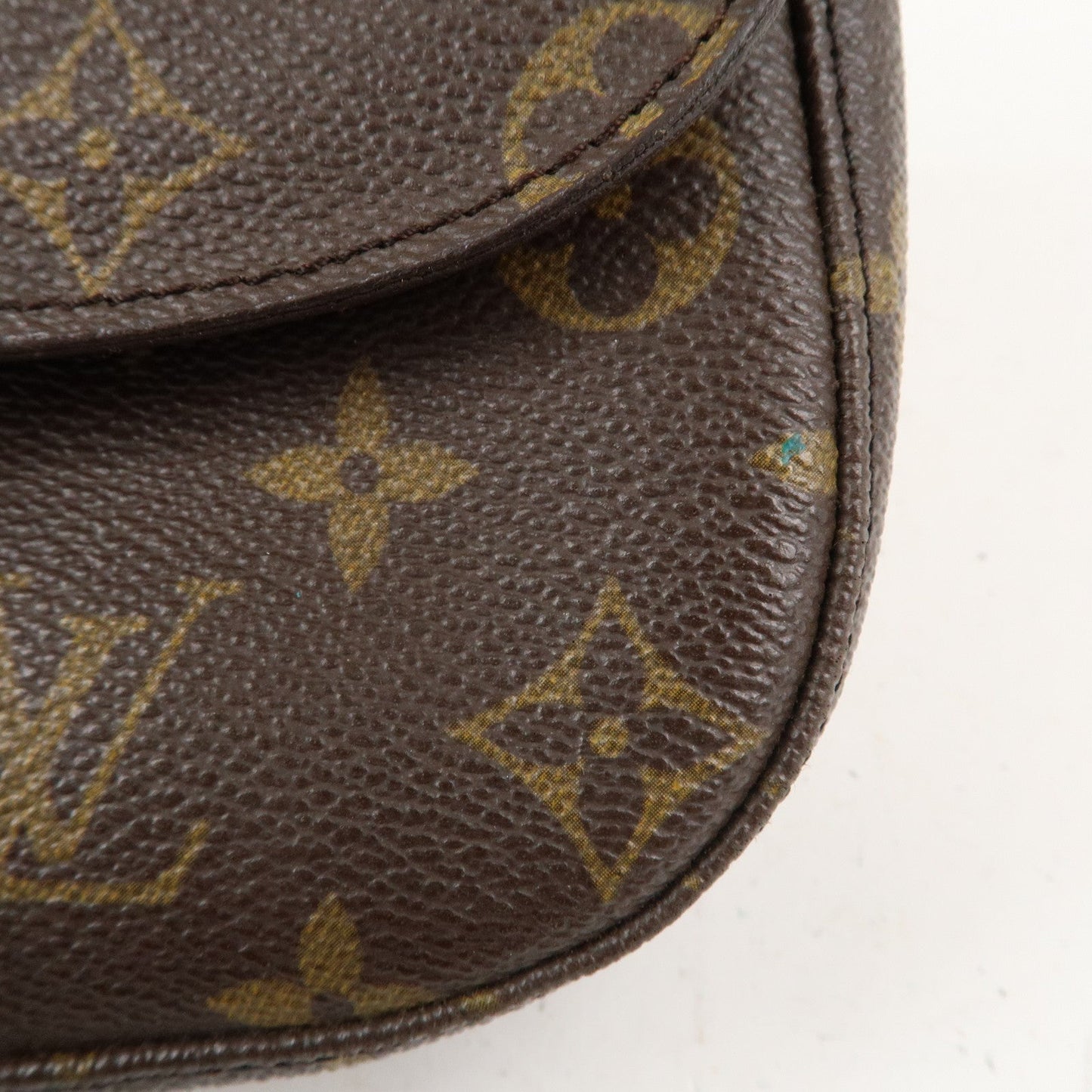 Louis Vuitton Monogram Saint Cloud MM Shoulder Bag Brown M51243