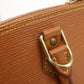Louis Vuitton Epi Leather Alma Hand Bag Zipang Gold M52148