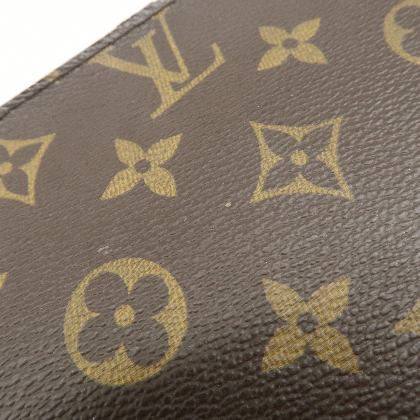 Louis Vuitton Monogram Pouch For Neverfull PM Brown Fuchsia