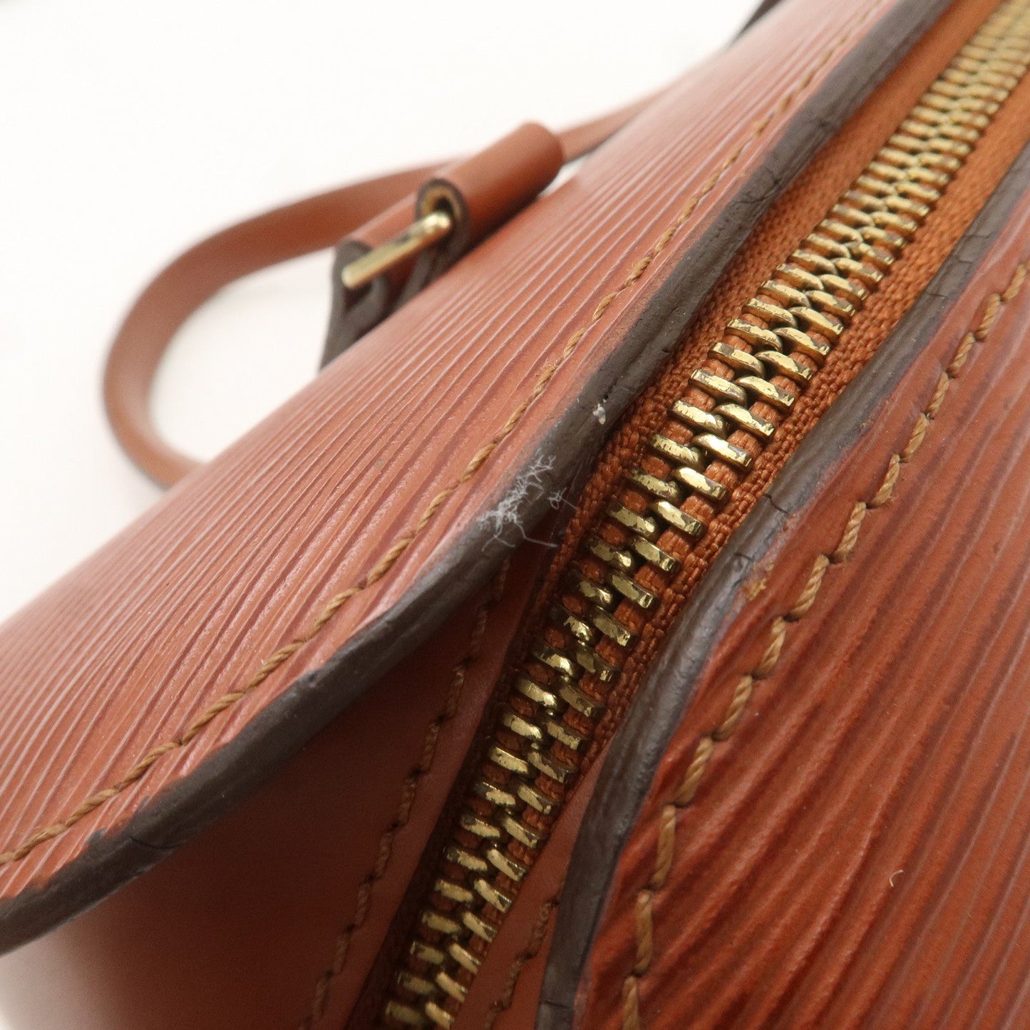 Louis Vuitton Epi Soufflot Shoulder Bag Kenya Brown M52223