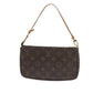 Louis Vuitton Pochette Accessoire  Canvas Clutch Bag