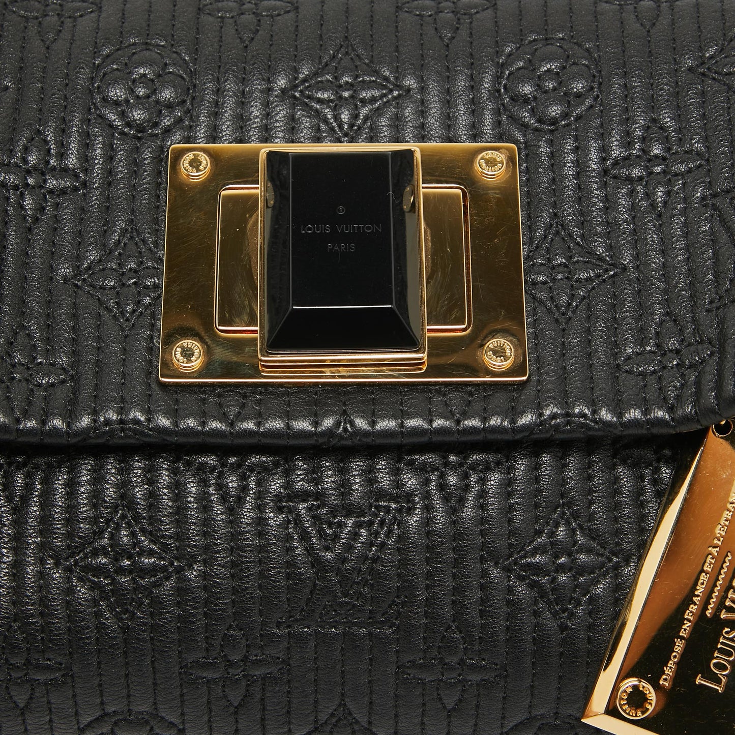 Louis Vuitton Black Monogram Motard Altair Clutch