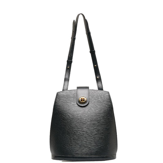 Louis Vuitton Epi Clooney Shoulder Bag M52252 Noir Black Leather  Louis Vuitton