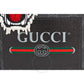 Gucci Night Courrier Large Wrist Pouch GG Supreme Canvas Clutch- Black-Grey