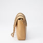 Chanel Chocolate Bar Bag - Beige Leather