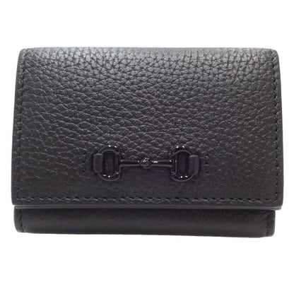 Gucci Horsebit Compact Wallet Black