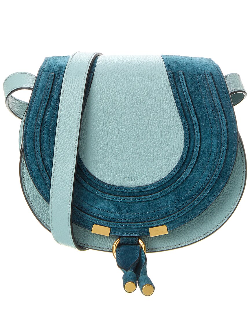 CHL - CC o? Marcie Small Leather & Suede Shoulder Bag