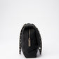 Chanel Black Nylon Large Chocolate Bar Flap Bag