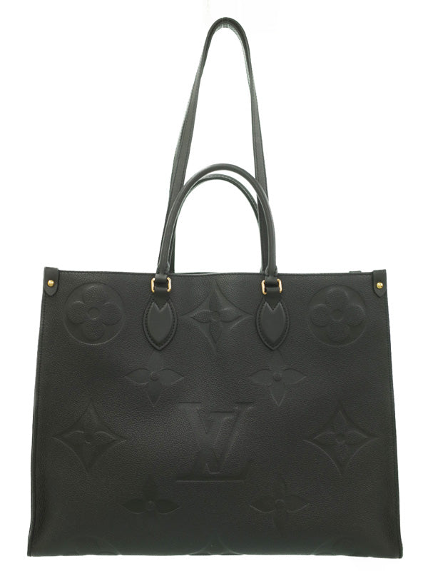 Louis Vuitton Monogram Implant On The Go GM Tote Bag