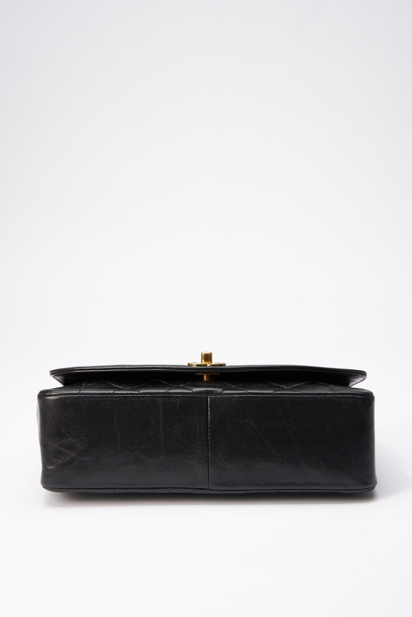 Chanel Diana Black Single Flap with 24k gold plated hardware
