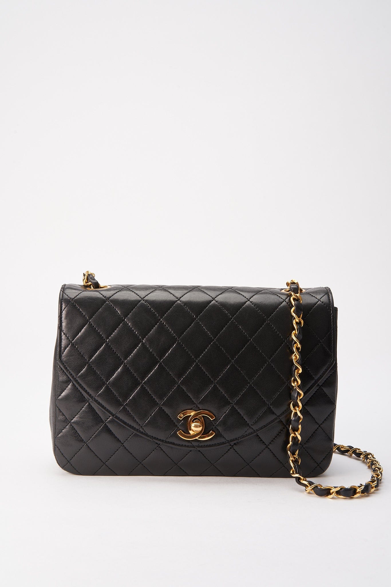 Chanel Black Single Flap with 24k gold plated hardware