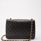 Chanel Black Single Flap with 24k gold plated hardware