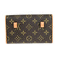 Louis Vuitton Pochette Florentine  Canvas Clutch Bag