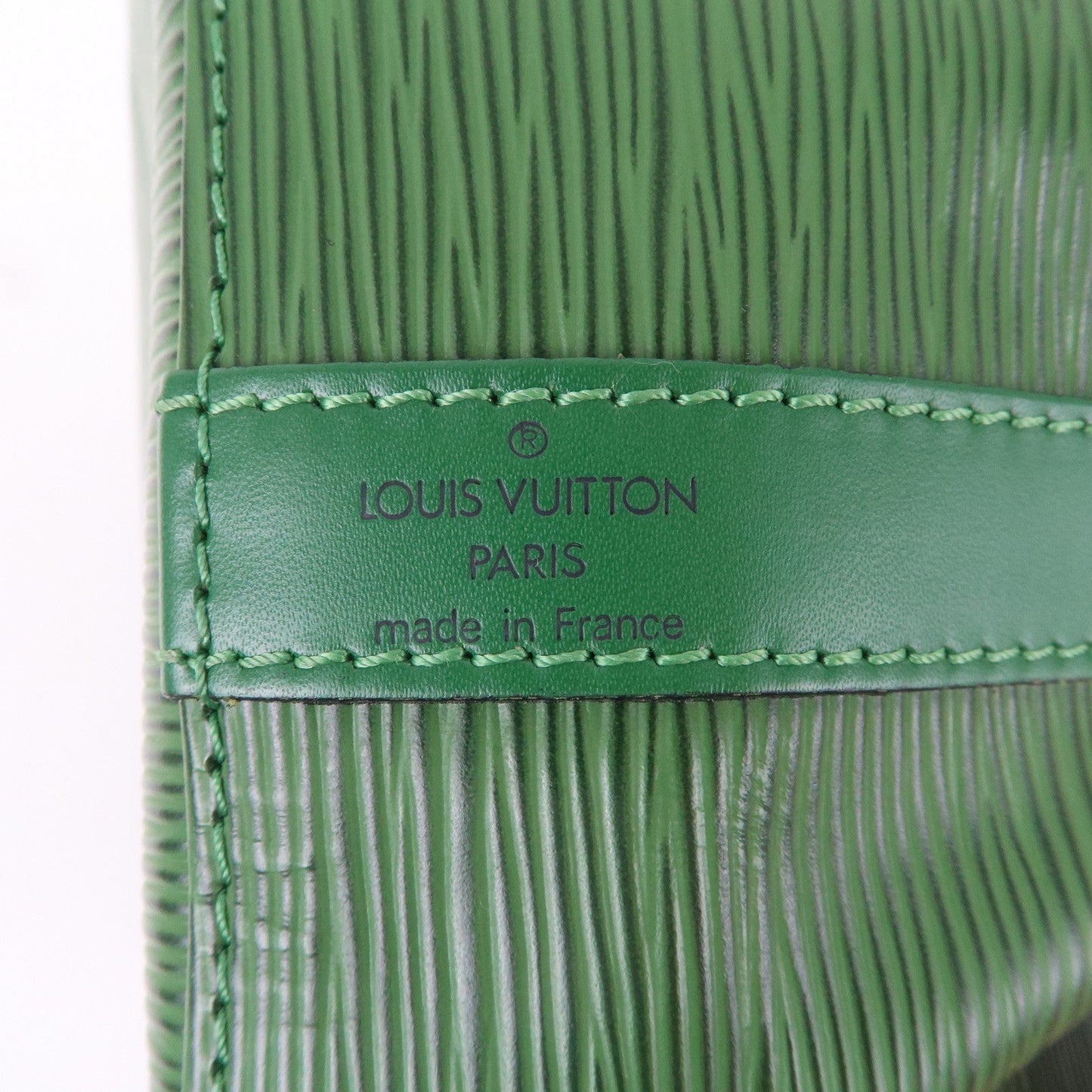 Louis Vuitton Epi Petit Noe Leather Shoulder Bag Green M44104