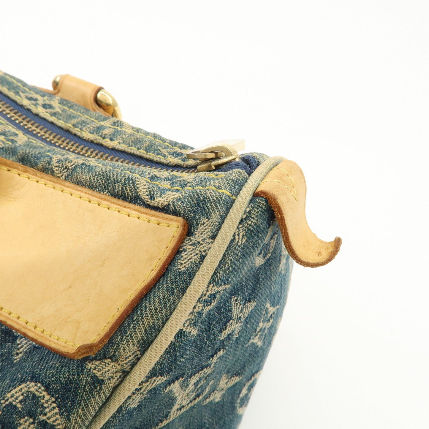 Louis Vuitton Monogram Denim Neo Speedy Boston Bag Blue M95019