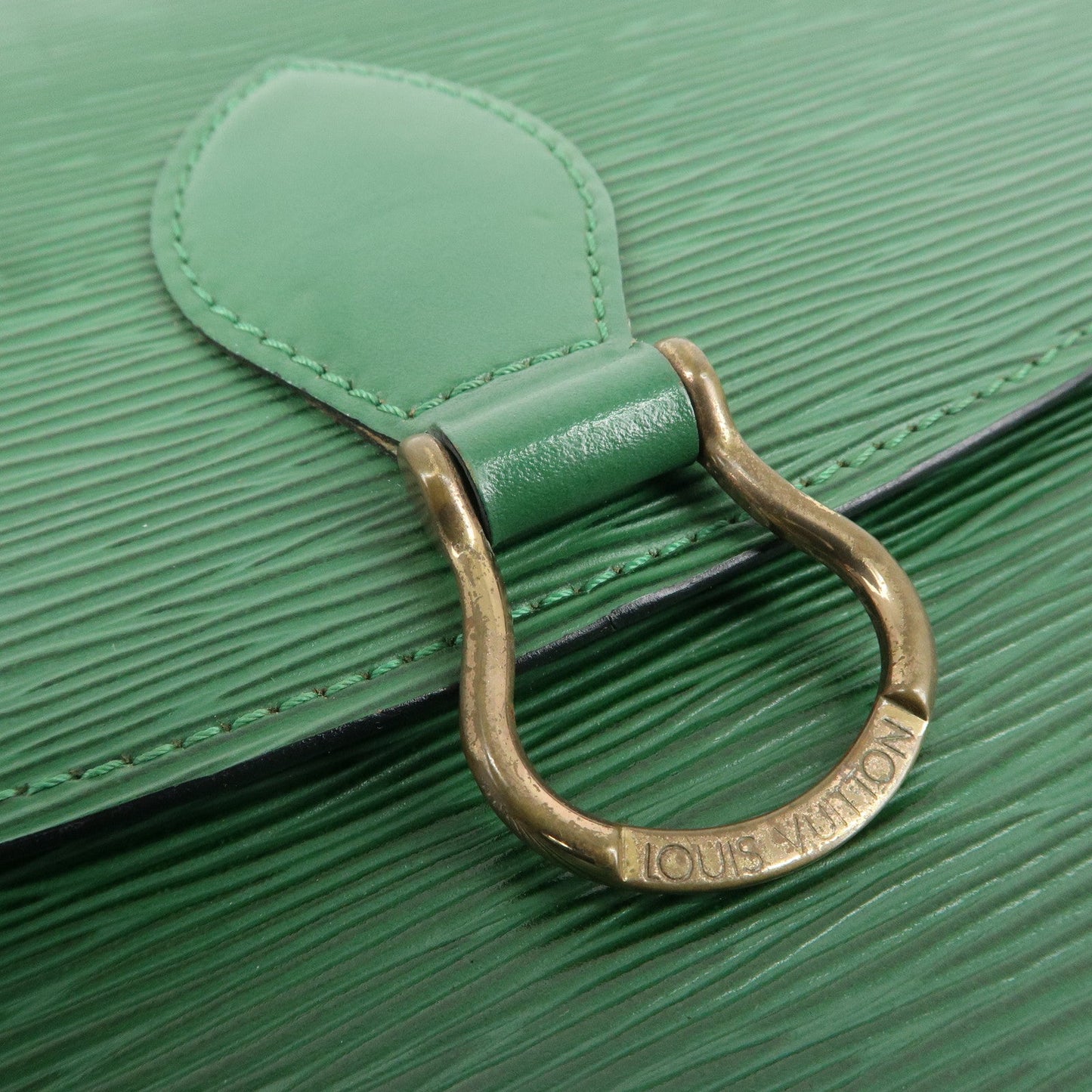 Louis Vuitton Epi Saint Cloud Shoulder Bag Green M52194