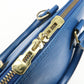Louis Vuitton Epi Alma Hand Bag Shoulder Bag Toledo Blue M52145