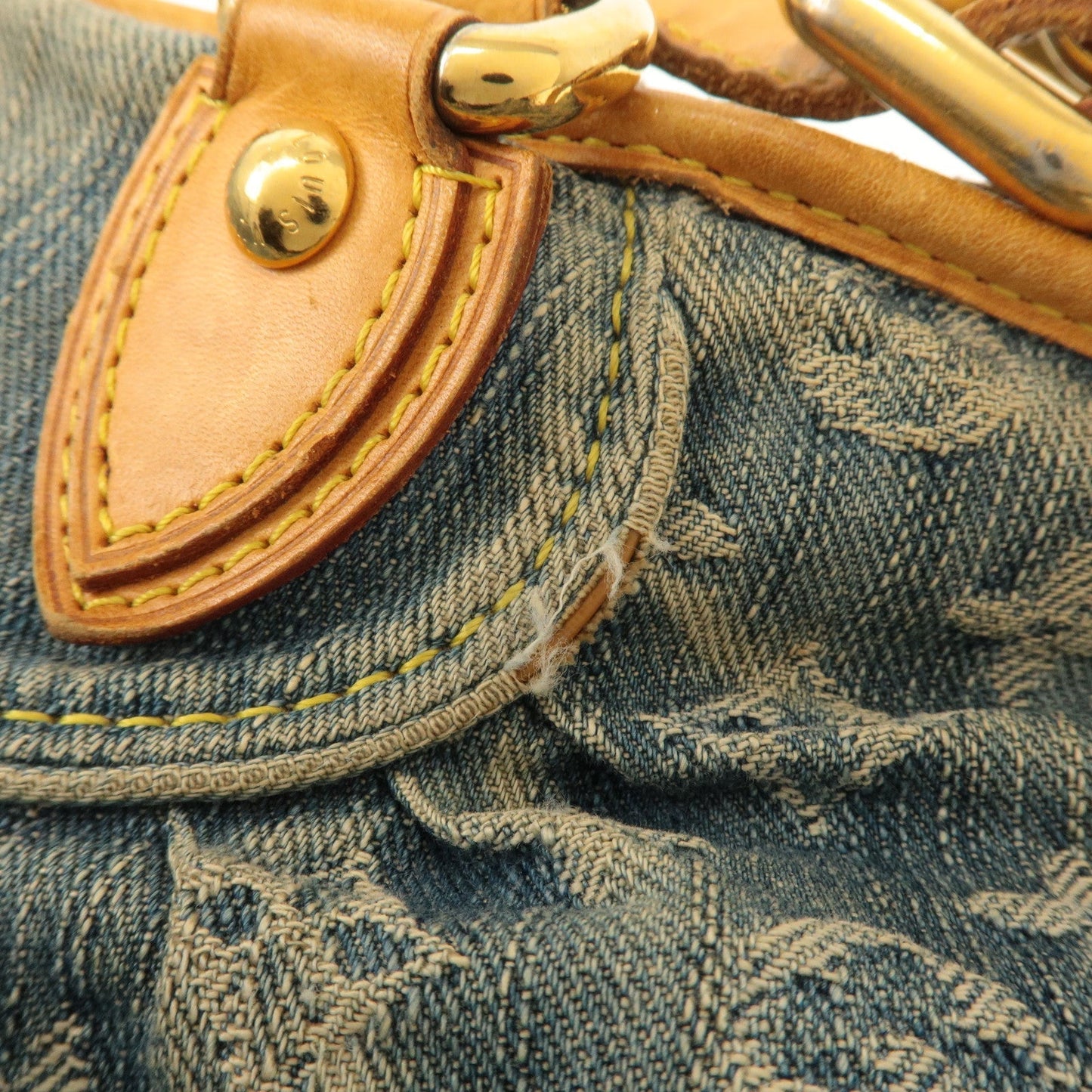 Louis Vuitton Monogram Denim Neo Cabby MM 2Way Bag M95349
