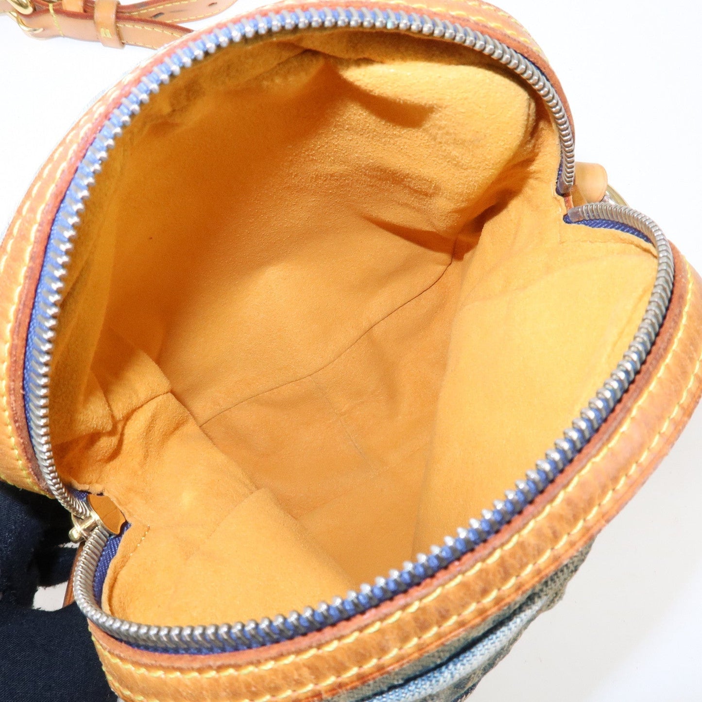 Louis Vuitton Monogram Denim Camera Bag Shoulder Bag Blue M95348