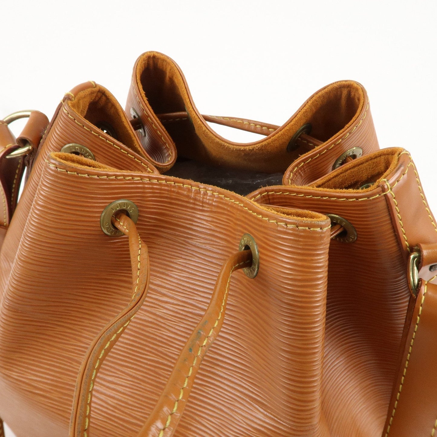 Louis Vuitton Epi Petit Noe Shoulder Bag Zipang Gold M44108
