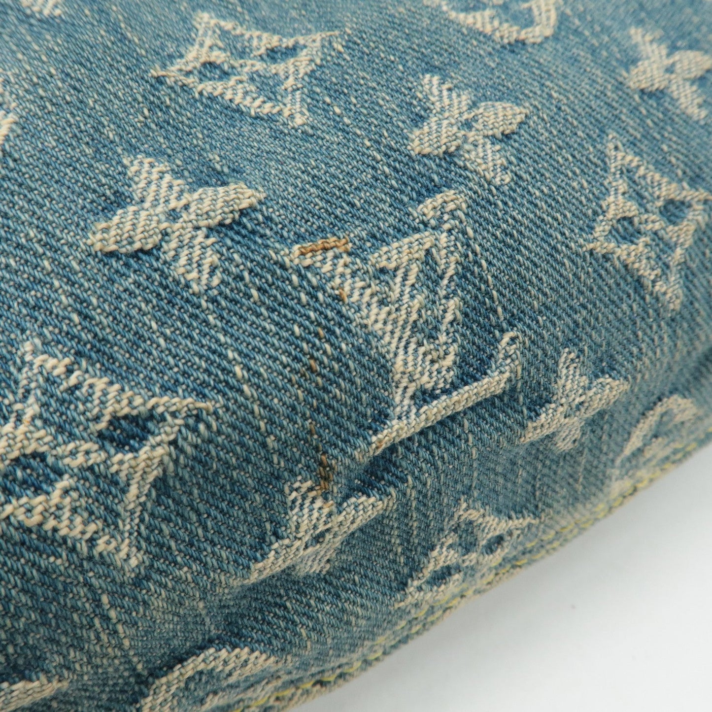 Louis Vuitton Monogram Denim Mini Pleaty Shoulder Bag M95050