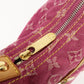 Louis Vuitton Monogram Denim Baggy PM Shoulder Bag Fuchsia M95212