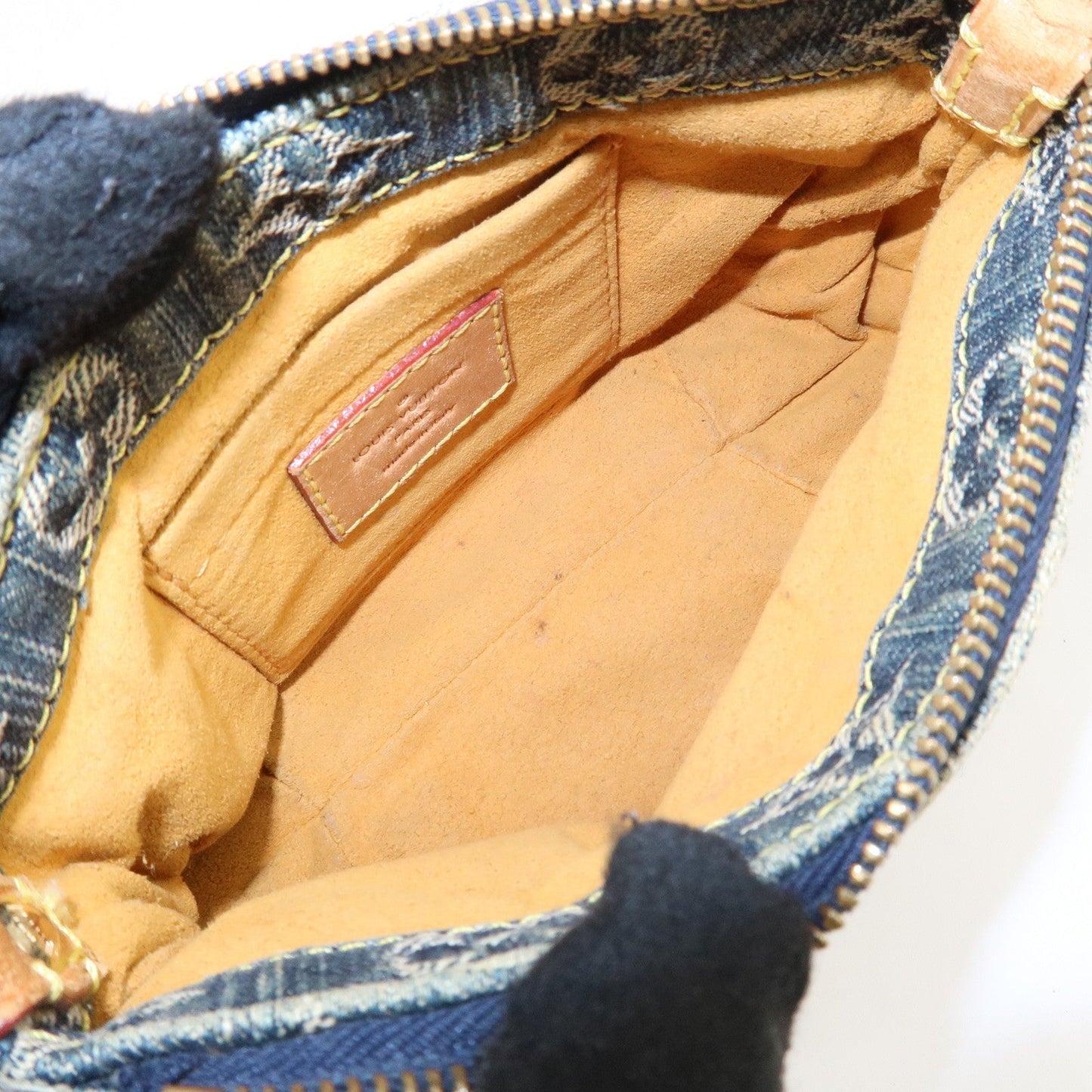 Louis Vuitton Monogram Denim Trousse Raye Pouch Blue M95335