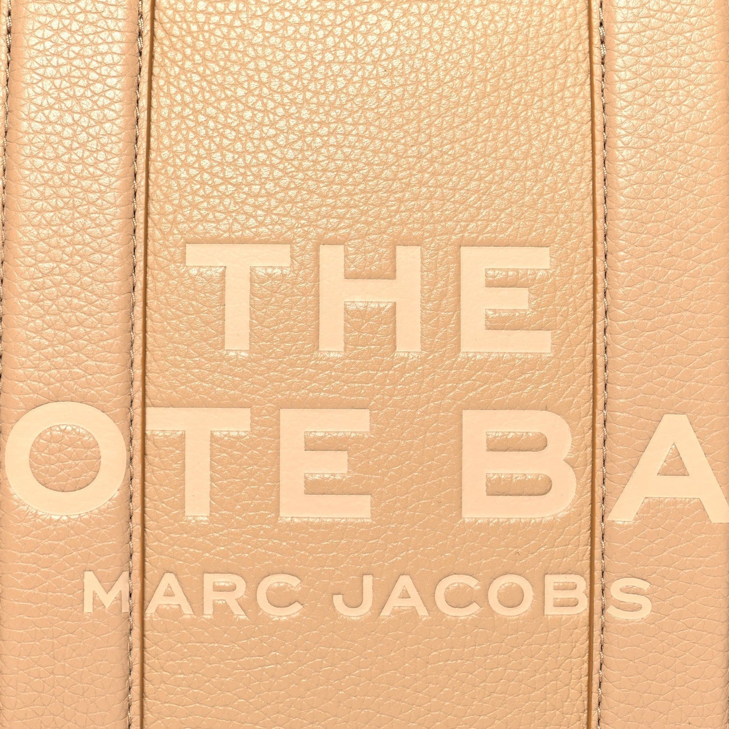 Marc Jacobs Grained Calfskin Small The Tote Camel