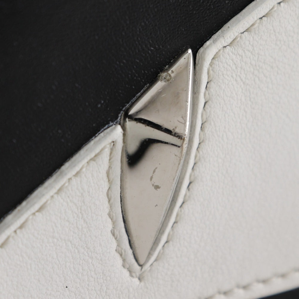 Fendi Monster  Leather Clutch Bag
