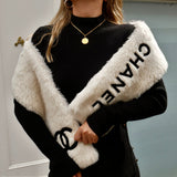 CHANEL Fur Scarf 43266