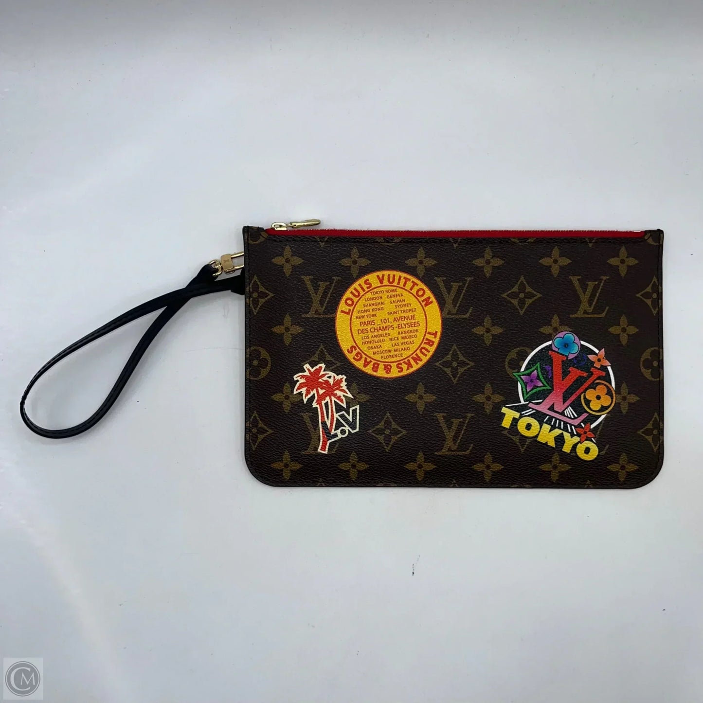 Wristlet Luxury Designer By Louis Vuitton, Size: Medium