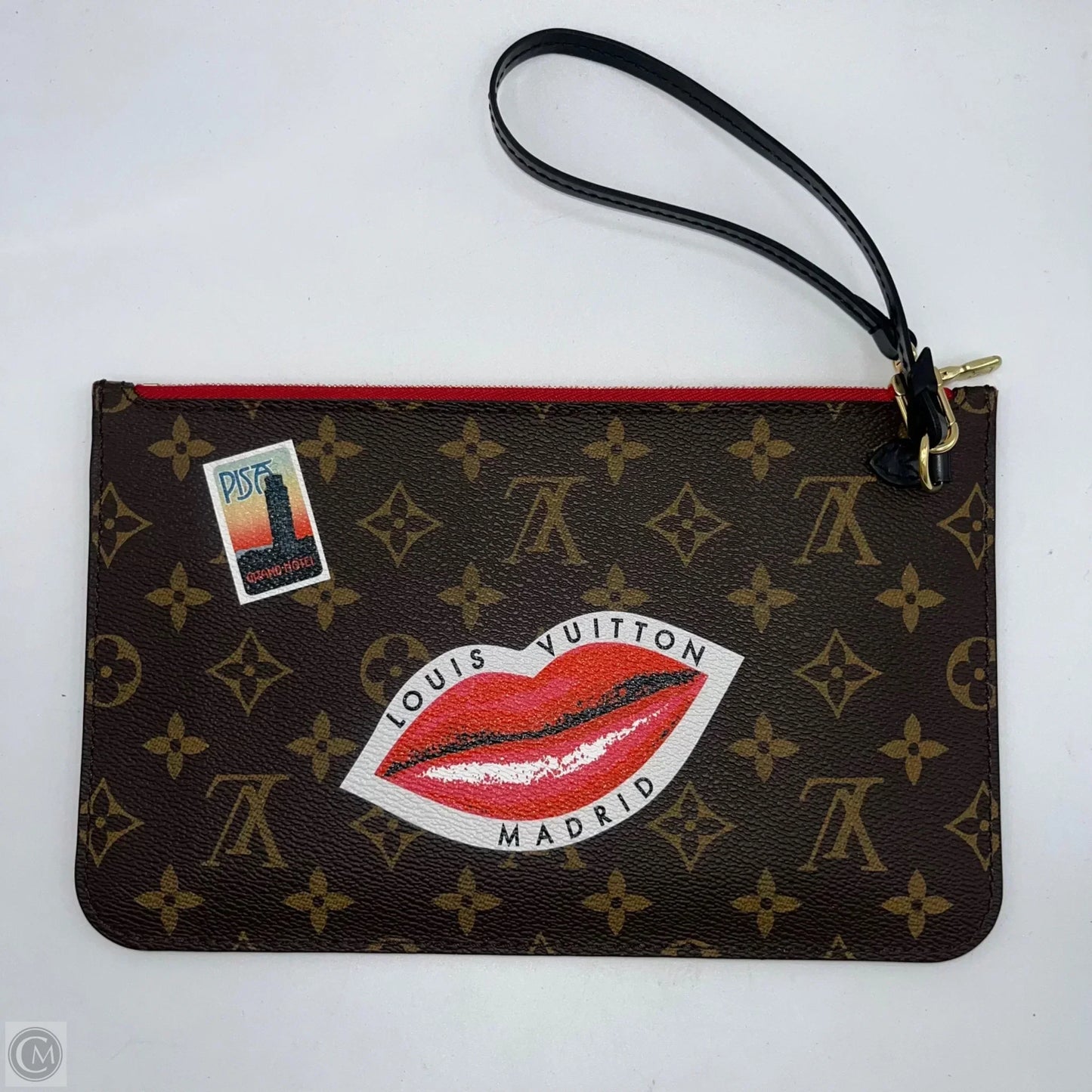Wristlet Luxury Designer By Louis Vuitton, Size: Medium