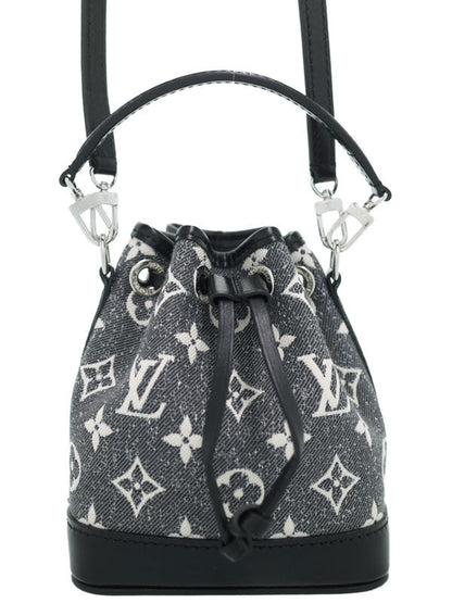 Louis Vuitton Monogram Jacquard Denim Nano Noe Shoulder Bag