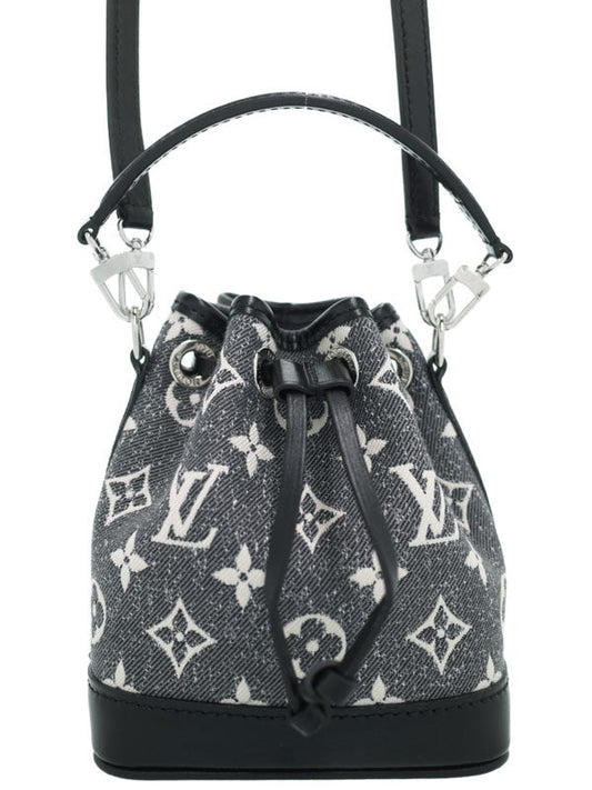 Louis Vuitton Monogram Jacquard Denim Nano Noe Shoulder Bag