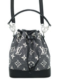 Louis Vuitton Monogram Jacquard Denim Nano Noe Shoulder Bag