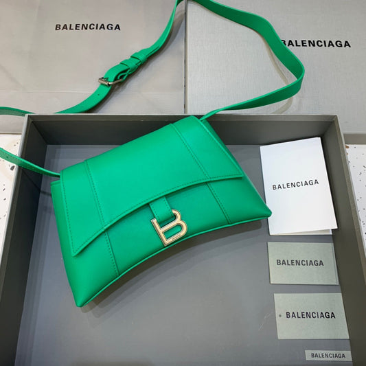 BLN-Ciaga Downtown XS Shoulder Bag In Green, For Women,  Bags 10in/25cm
