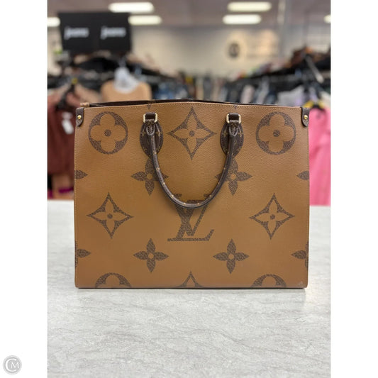 Tote Luxury Designer By Louis Vuitton, Size: Large