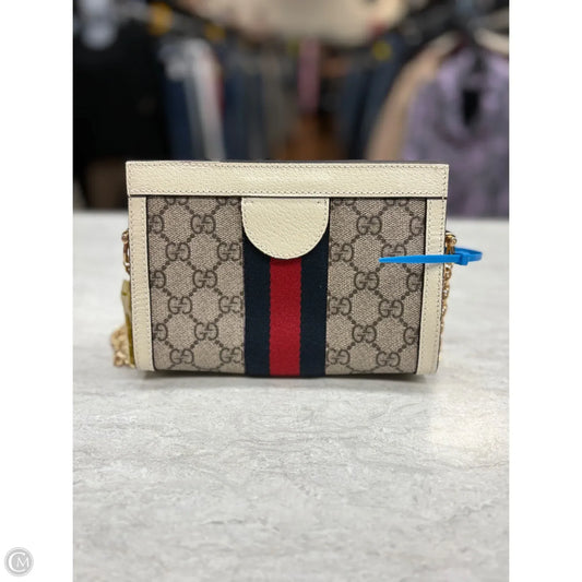 Crossbody Luxury Designer By Gucci, Size: Small