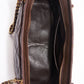 Chanel Brown Leather Shoulder Bag with Double Chain Handle