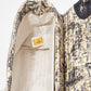 Chanel Printed Canvas Flap Bag with Black Leather Trim
