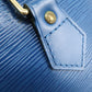 Louis Vuitton Epi Alma Hand Bag Shoulder Bag Toledo Blue M52145