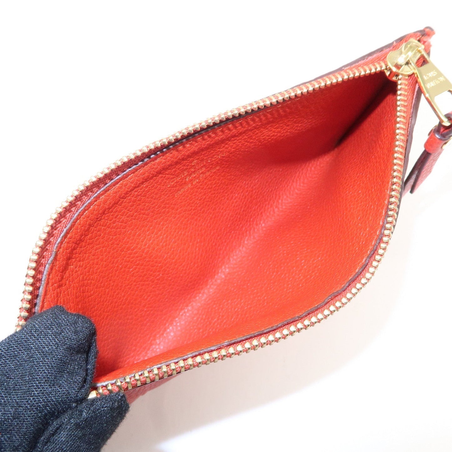 Louis Vuitton Monogram  Empreinte Portefeuille Cerise Cion Case